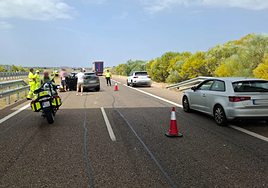 Accidente en la A-62.