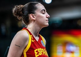 Iyana Martín, con España.