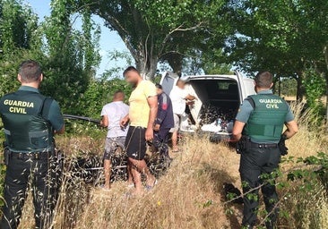 La Guardia Civil pilla emboscada a una banda de ladrones de cobre cargada con tres kilómetros de cable
