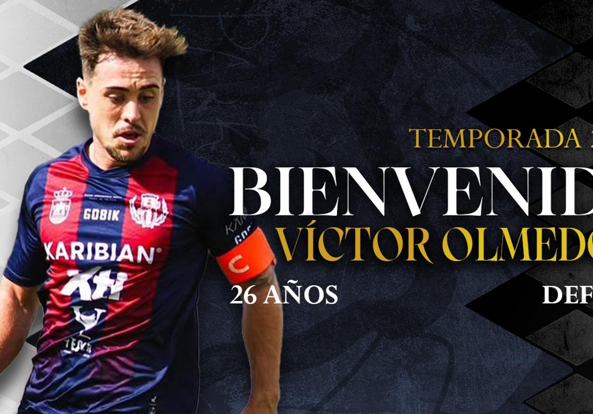 Víctor Olmedo, primer fichaje de Unionistas para la temporada 2025-26