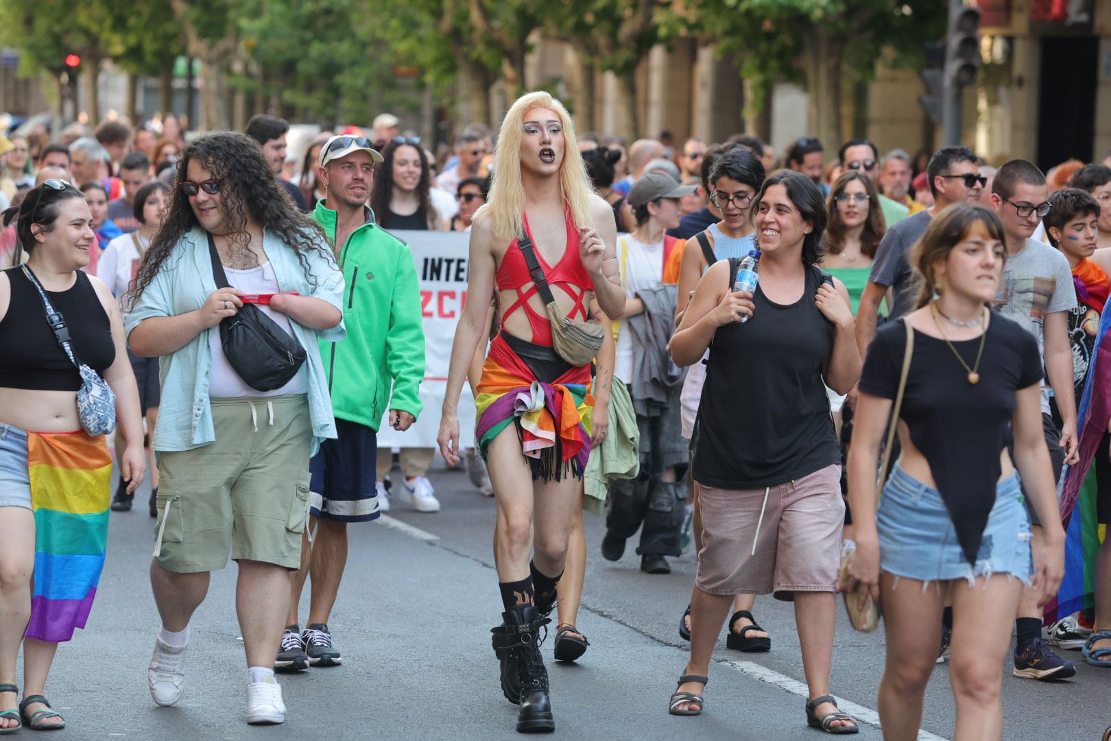 Salamanca marcha por los derechos LGTB+ en una manifestación cargada de reivindicación