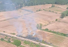 Imagen de archivo de un incendio