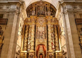 Retablo mayor de la Clerecía.