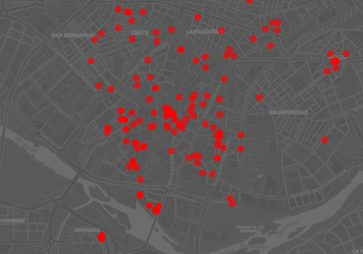 ¿Dónde están los pisos turísticos de Salamanca? El mapa con los únicos que son legales