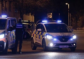 Coche de la Policía Local en Salamanca.