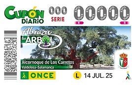 El pueblo de Salamanca protagonista de un cupón de la ONCE