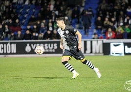 Eudald Vergés en un partido en el Reina Sofía
