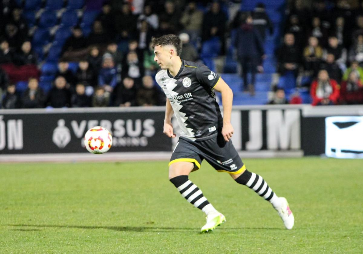 Eudald Vergés en un partido en el Reina Sofía