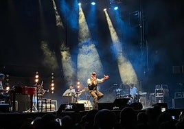 Una de las actuaciones del año pasado en las fiestas de Peñaranda de Bracamonte.