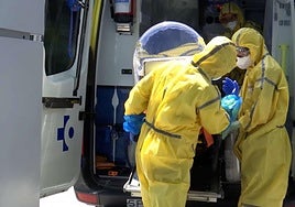 Traslado en ambulancia de un paciente