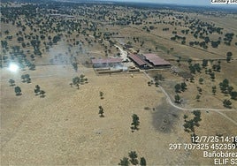Imagen de archivo de un incendio en Hernandinos