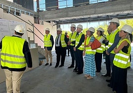 Obras del nuevo Centro de Salud Prosperidad.