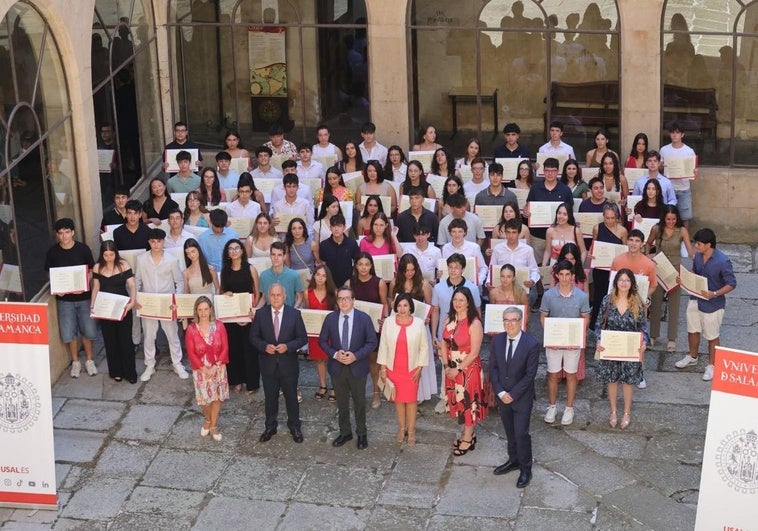 Los cien alumnos con las mejores notas de PAU en la Universidad de Salamanca