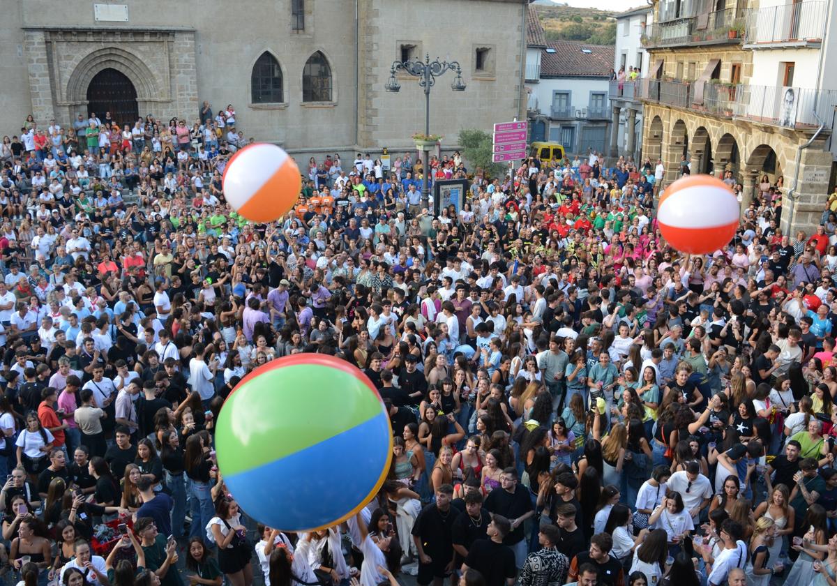 Pregón y chupinazo de las fiestas de Béjar de 2024.