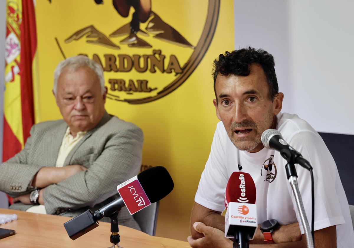 El consejero de Cultura, Turismo y Deporte, Gonzalo Santonja, presenta la carrera Garduña Trail