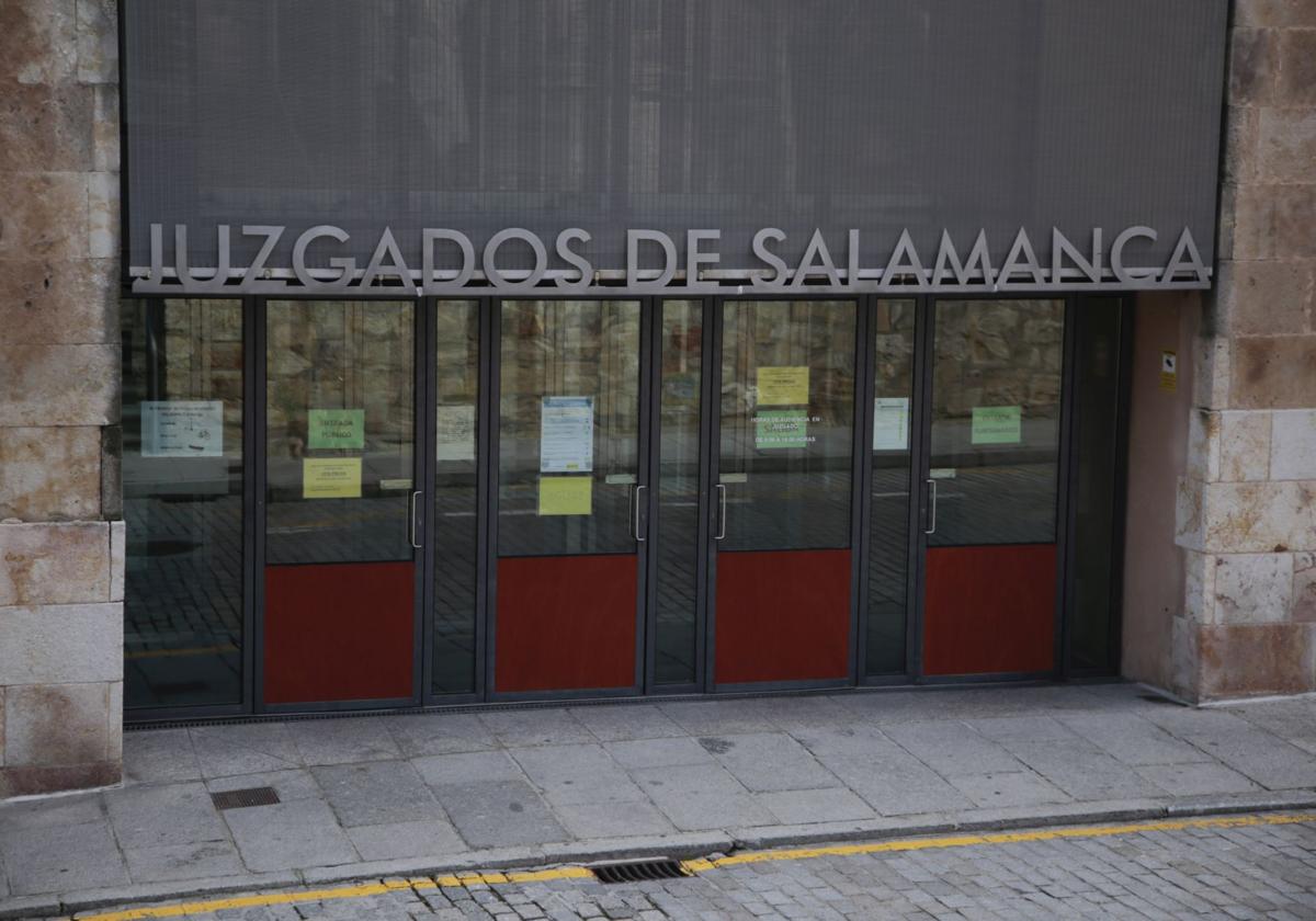 Imagen de archivo de los Juzgados de Salamanca.
