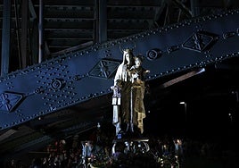 La virgen del Carmen en la procesión de Salamanca