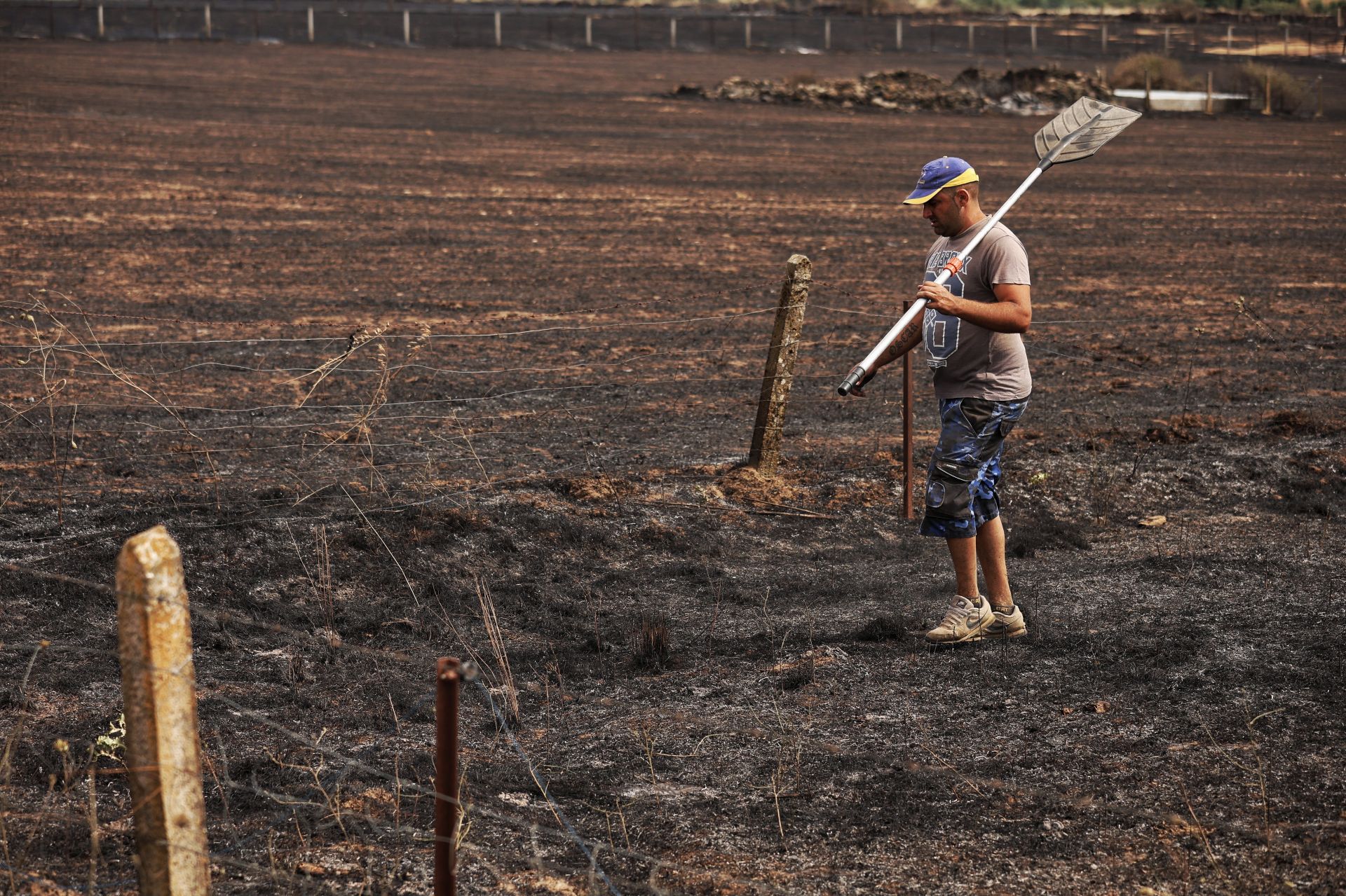 En imágenes, el incendio de Castillejo de Martín Viejo