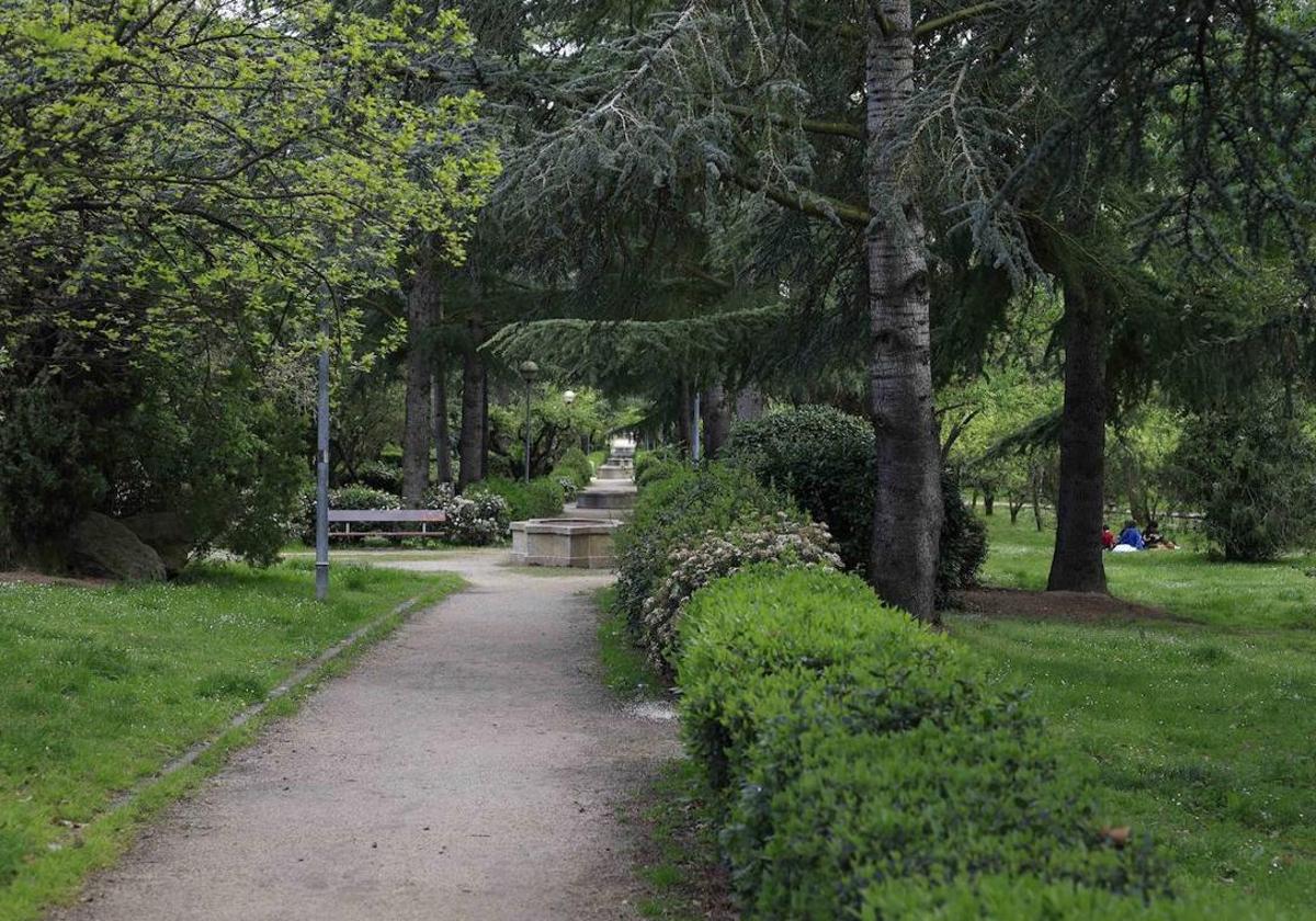 Parque de los Jesuitas en Salamanca.