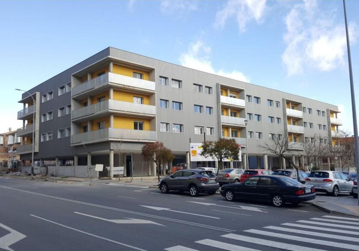 El nuevo edificio de viviendas sociales de Capuchinos.