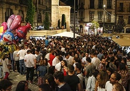 Una de las zonas de casetas de la Feria de Día de Salamanca.