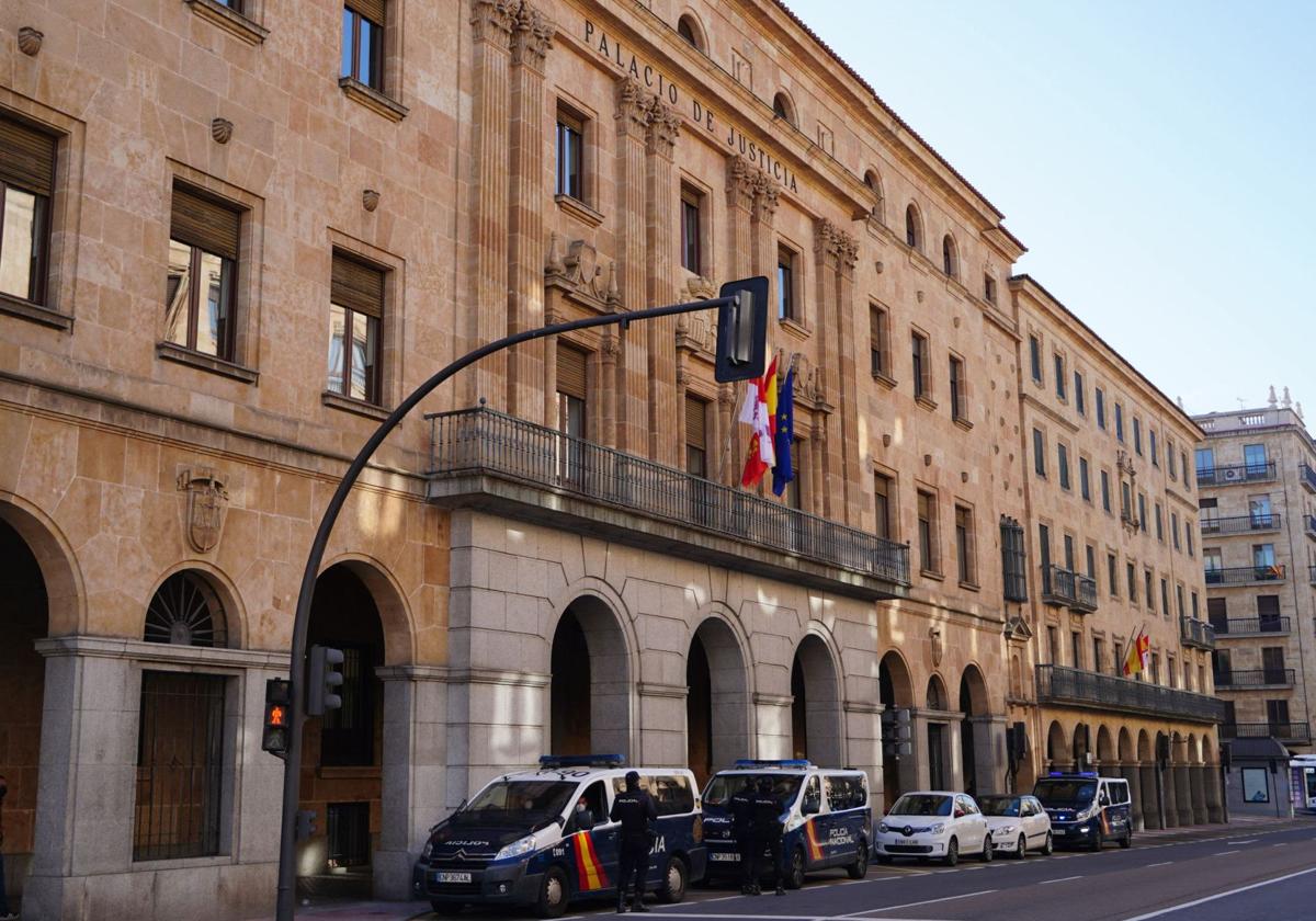 El Palacio de Justicia en Salamanca.