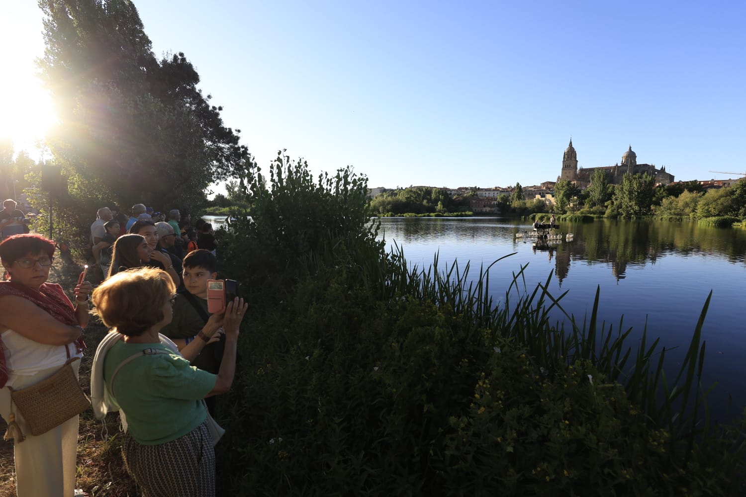 El río Tormes de Salamanca, convertido en un escenario único