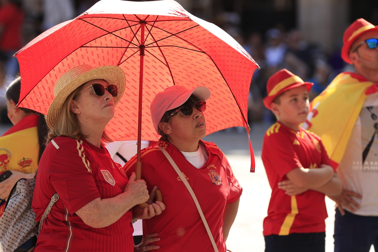 Salamanca vive la final de la Eurocopa de España a la sombra de la Plaza Mayor