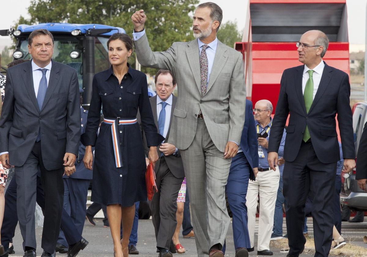 Los Reyes de España en su visita para la inauguración de Salamaq'18.