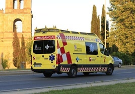 Imagen de archivo de una ambulancia del Sacyl.