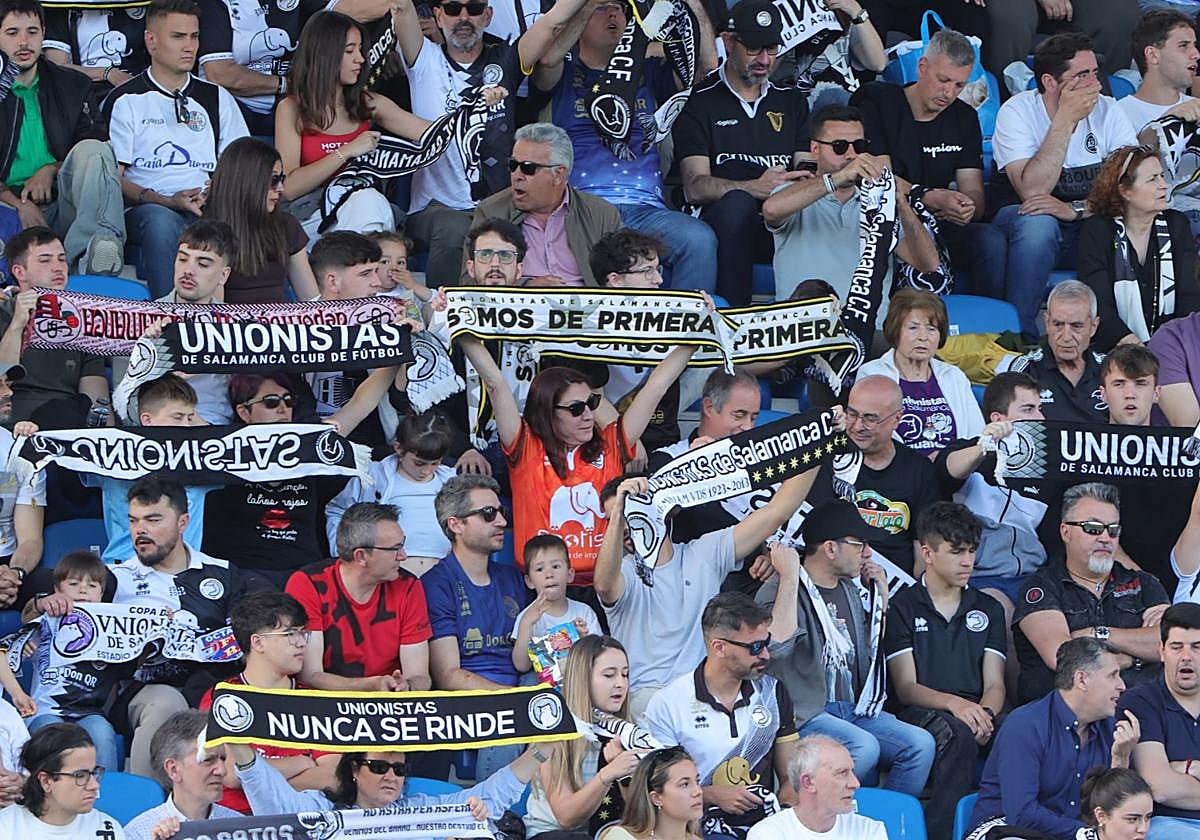 Afición de Unionistas de Salamanca en una imagen de archivo