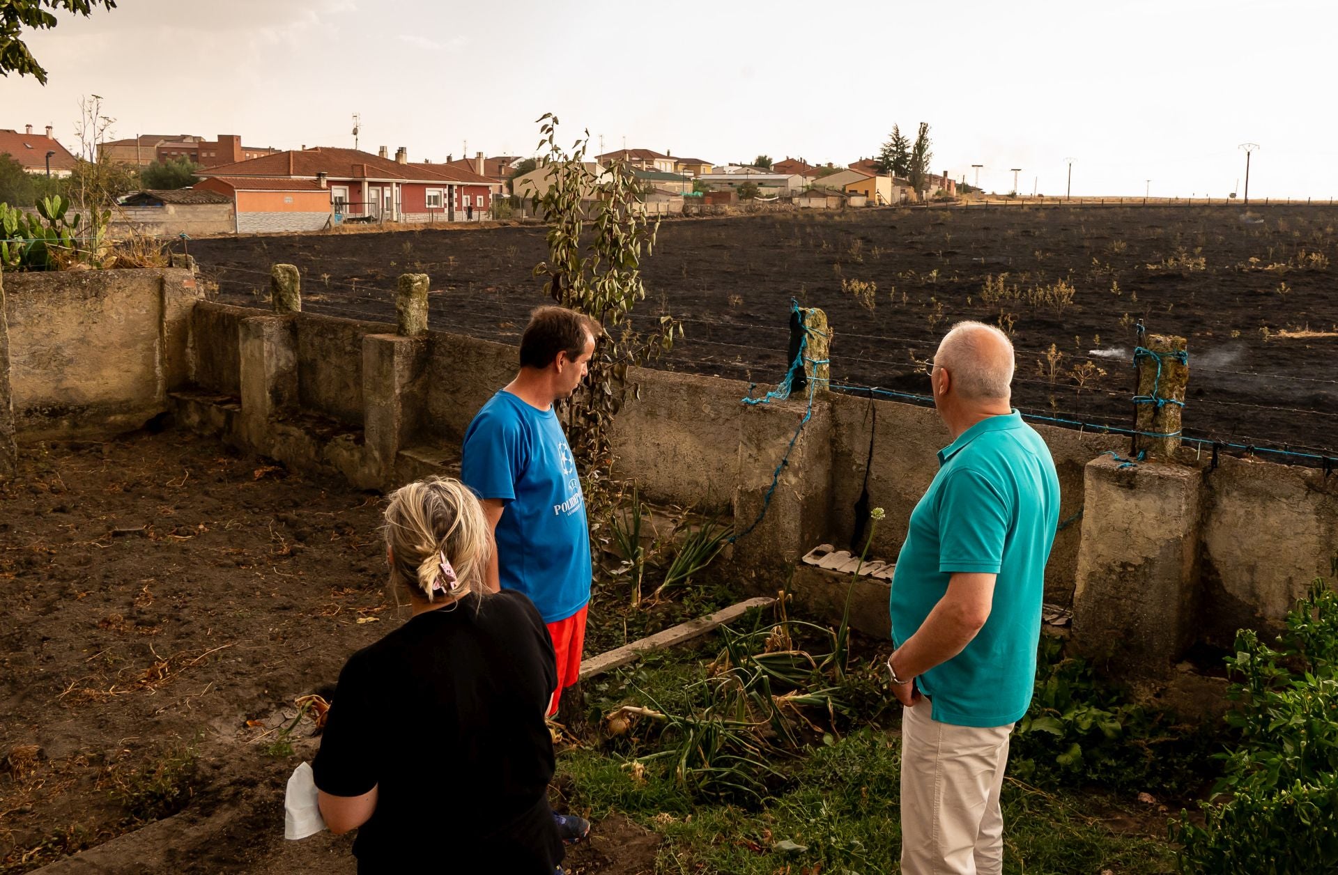 Las dramáticas imágenes del incendio de Martín de Yeltes