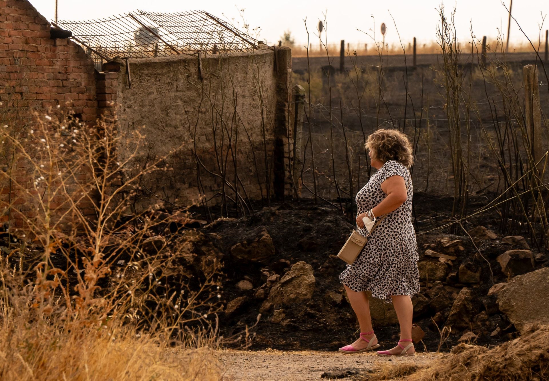 Las dramáticas imágenes del incendio de Martín de Yeltes