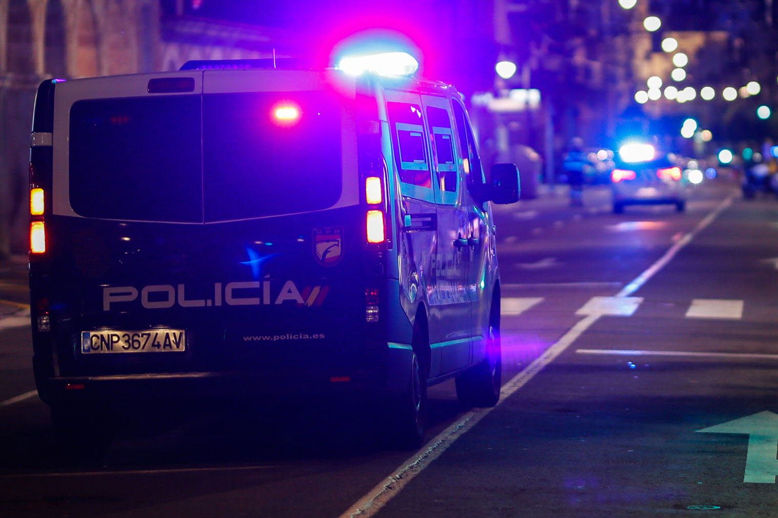 Imagen de archivo de un furgón de la Policía Nacional.