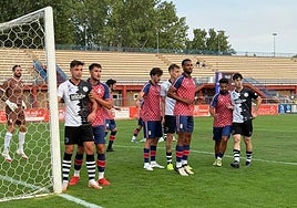 Imagen del partido Real Ávila - Unionistas de Salamanca.