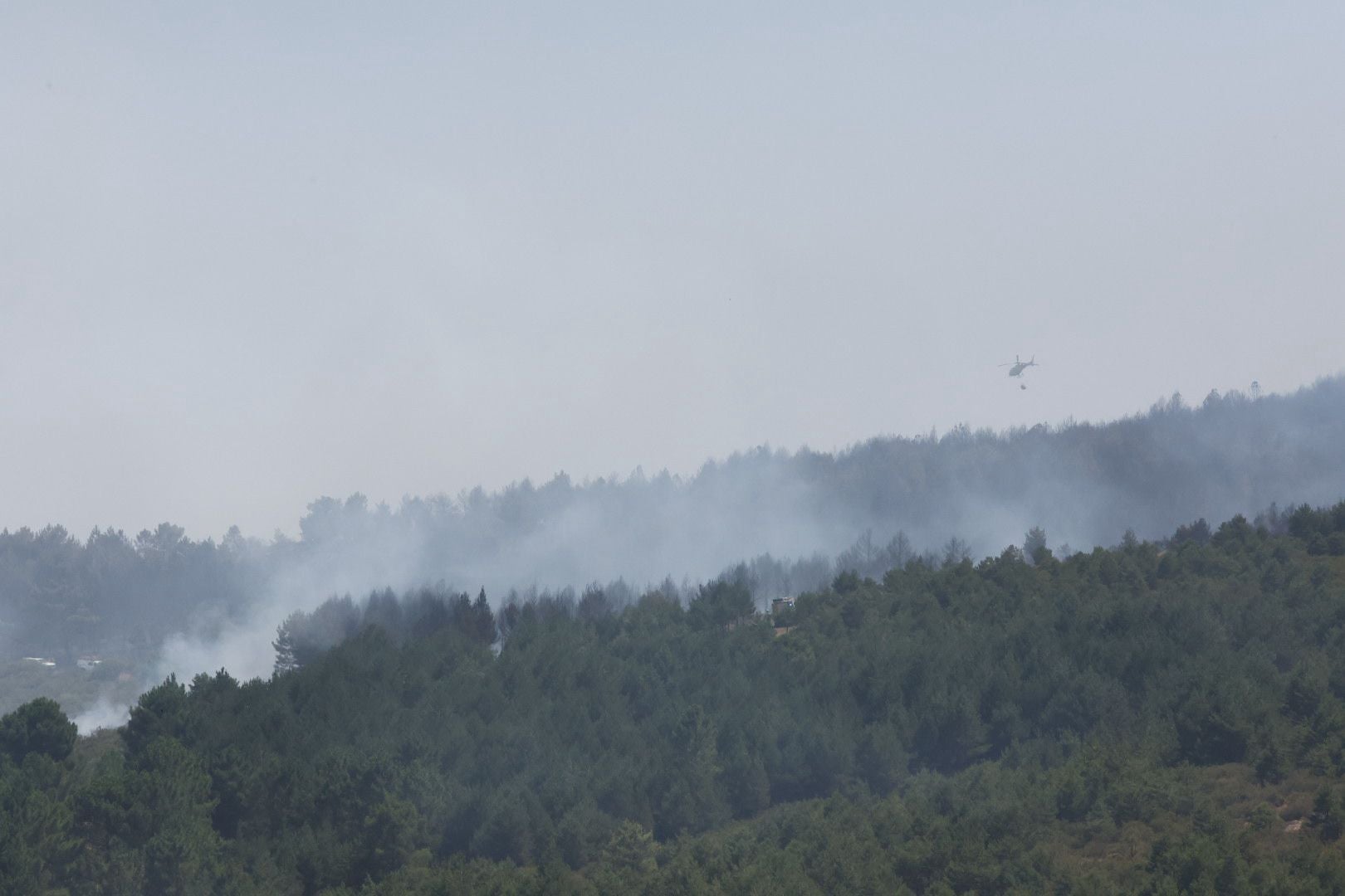 Las imágenes del incendio en La Alberca