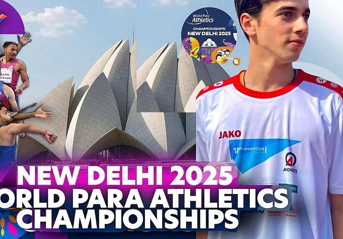 Diego Ruiz estará presente en el Campeonato del Mundo de Atletismo Adaptado.