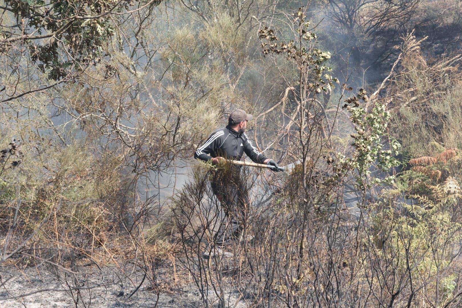 Las imágenes del incendio en La Alberca