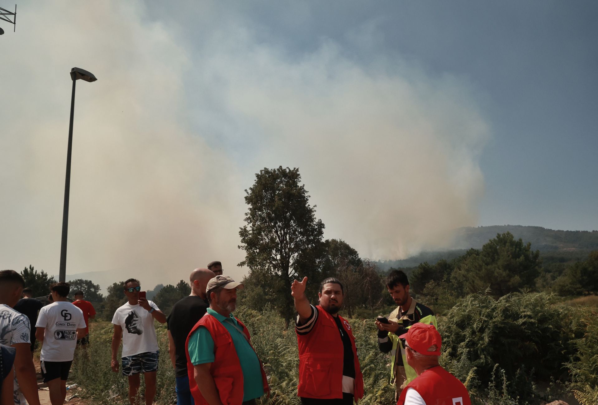 Las imágenes del incendio en La Alberca