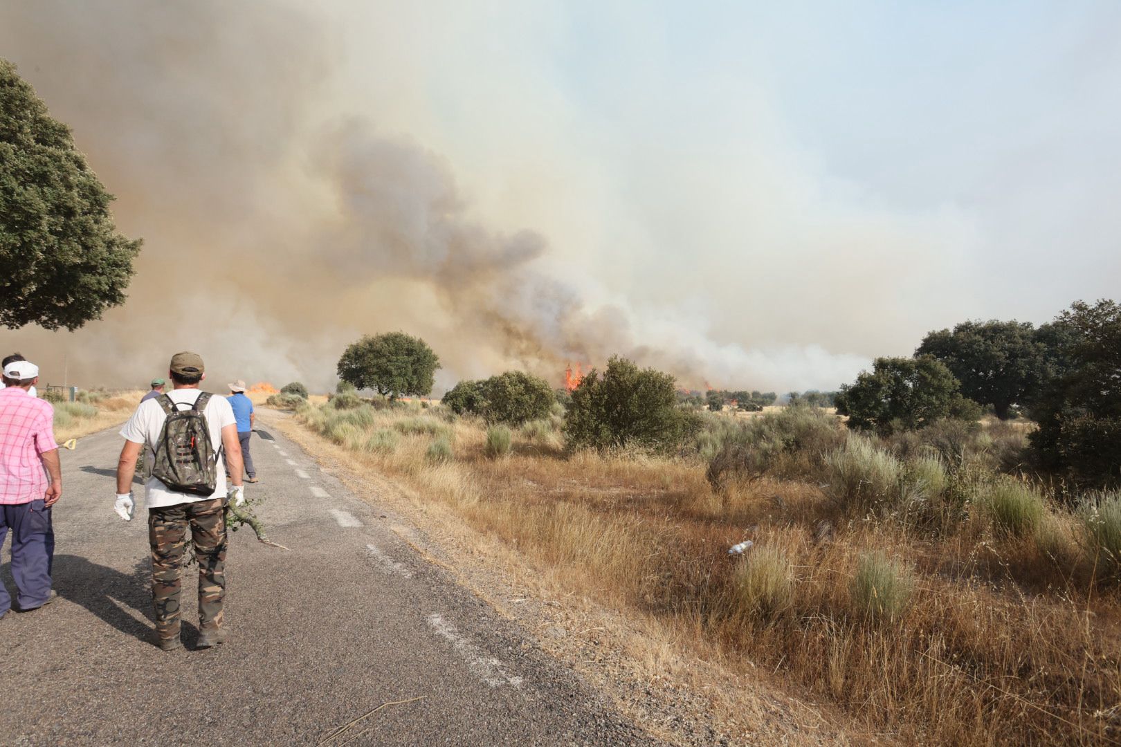 El incendio de Cipérez, en imágenes