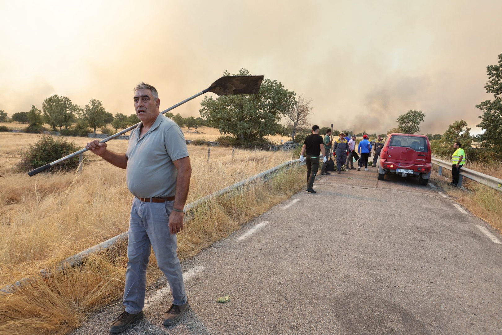El incendio de Cipérez, en imágenes