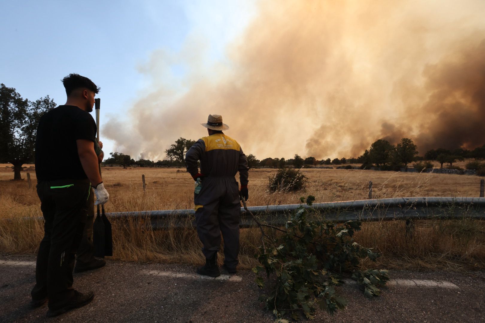 El incendio de Cipérez, en imágenes