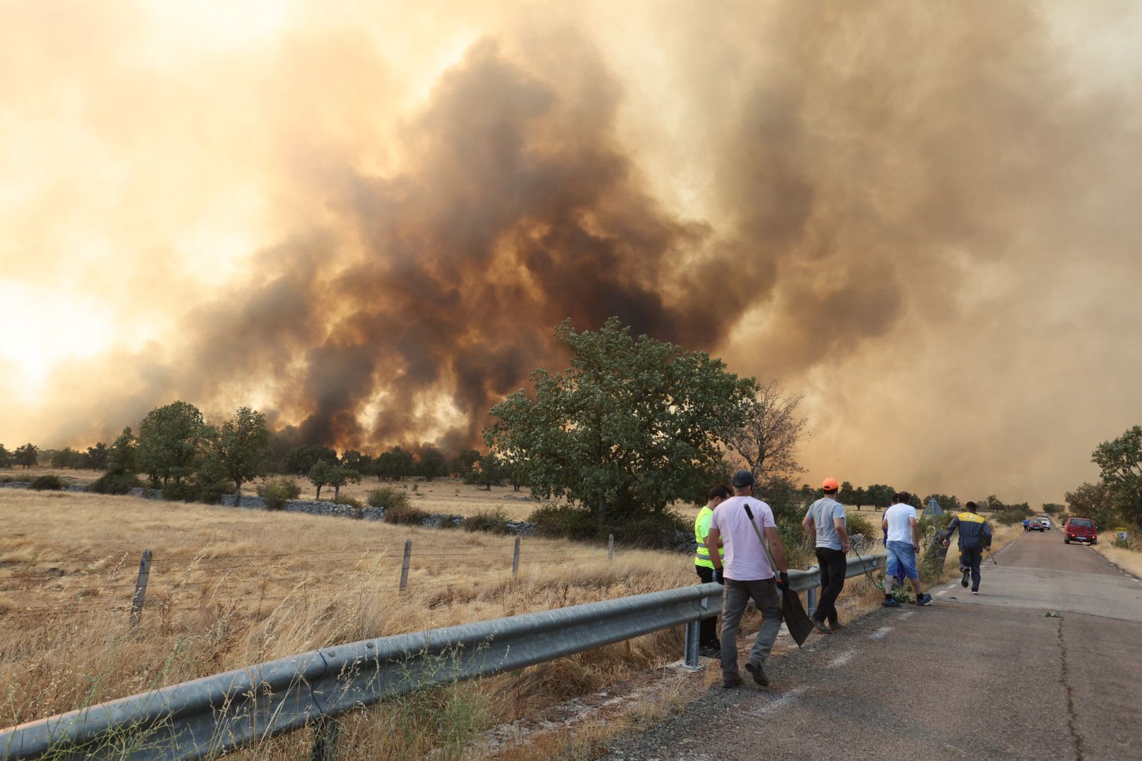 El incendio de Cipérez, en imágenes