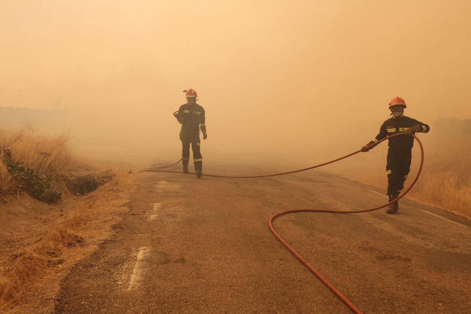 El incendio de Cipérez, en imágenes
