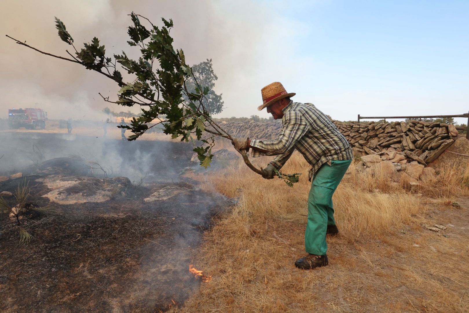 El incendio de Cipérez, en imágenes
