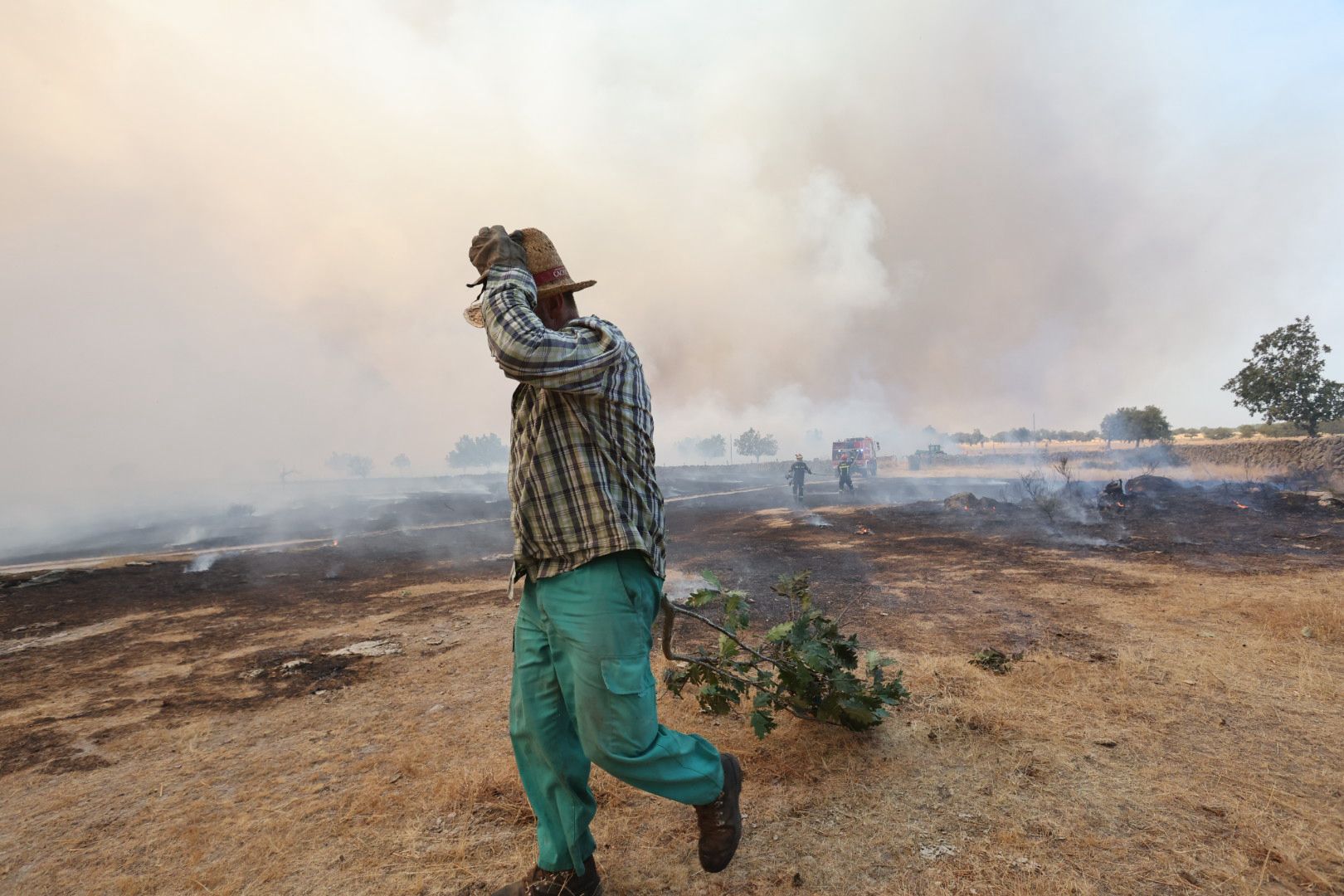 El incendio de Cipérez, en imágenes