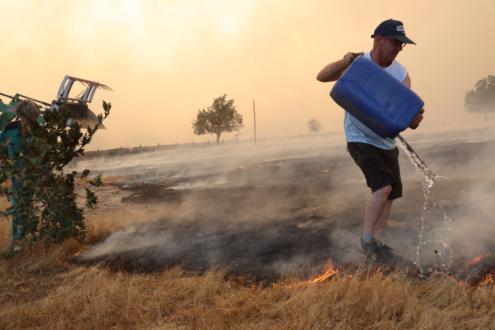 El incendio de Cipérez, en imágenes