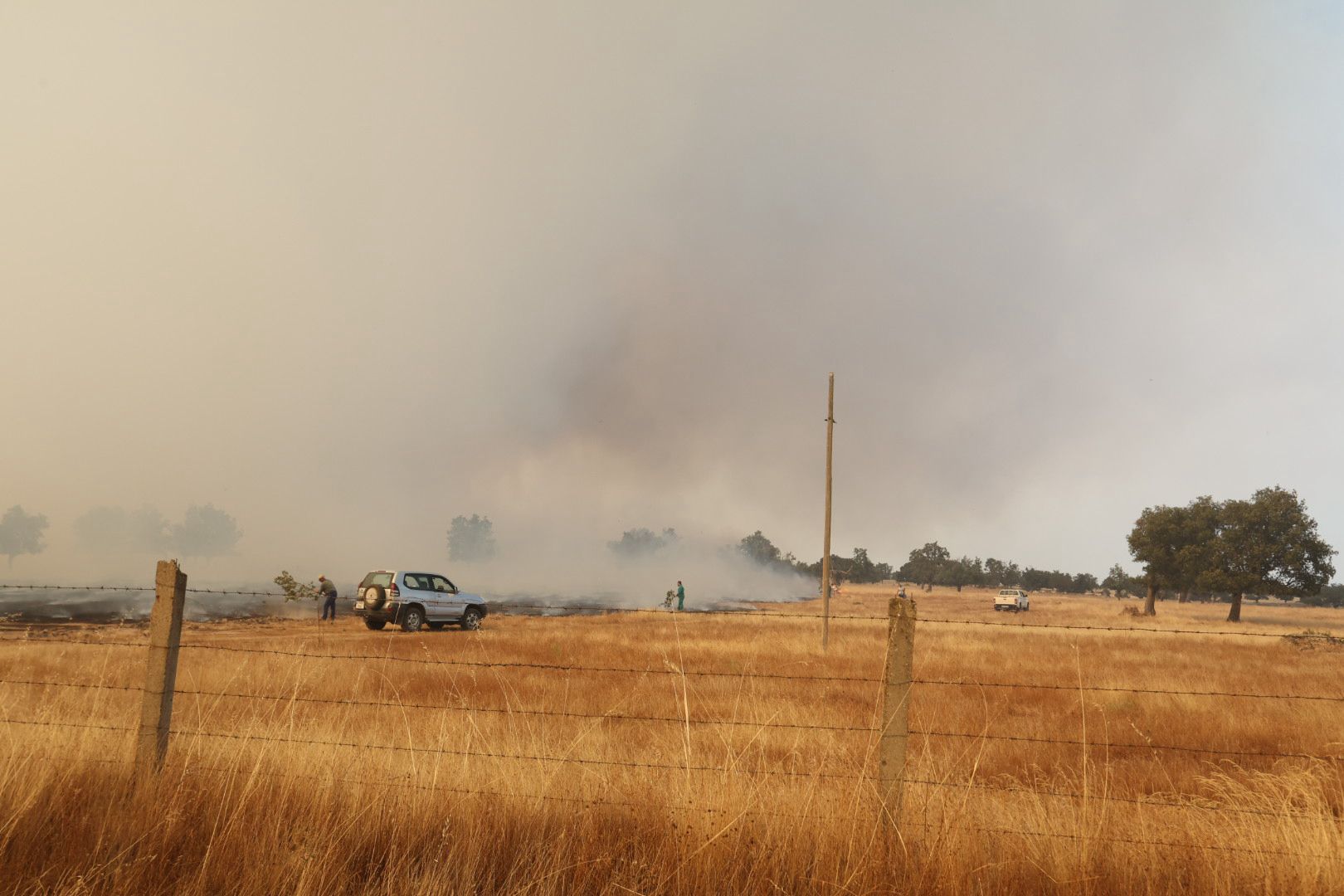 El incendio de Cipérez, en imágenes