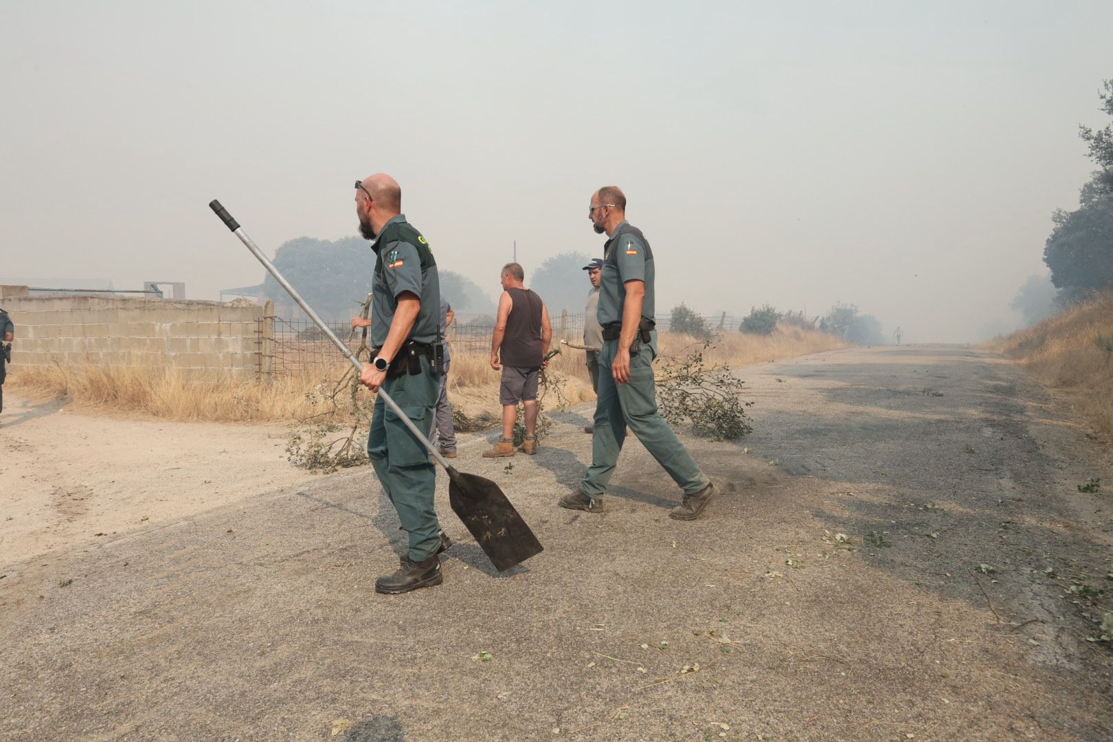 El incendio de Cipérez, en imágenes