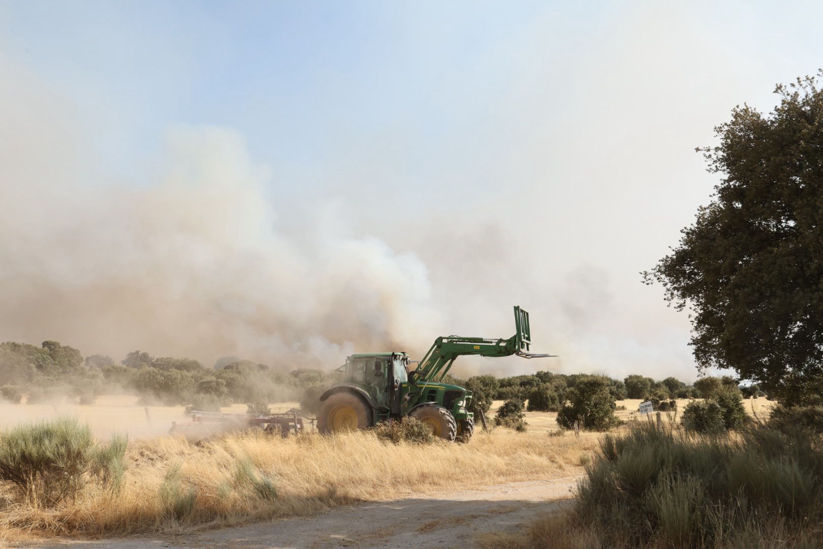 El incendio de Cipérez, en imágenes